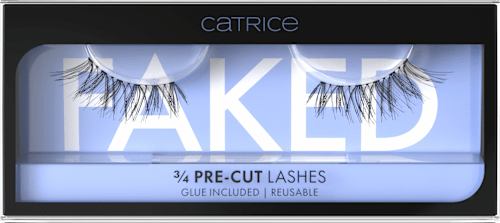 Künstliche Wimpern Faked 3/4 Pre-Cut (1 Paar) CATRICE