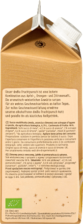 Bio ovocný punč jablko, pomeranč, citron dmBio