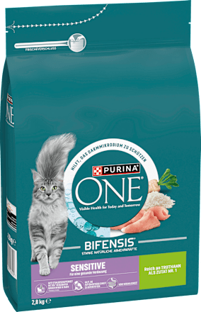 Trockenfutter Katze sensitive mit Truthahn & Reis, Adult PURINA ONE