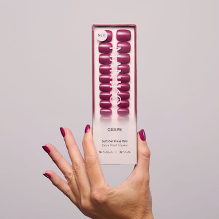 Künstliche Nägel Press Ons Extra Short Square Grape Maniko