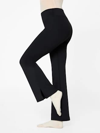 Flared Leggings mit Innenfleece schwarz Gr. 36/38 nur die