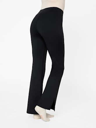 Flared Leggings mit Innenfleece schwarz Gr. 36/38 nur die