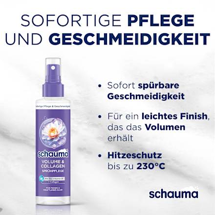 Leave-In Spray Volume & Collagen schauma