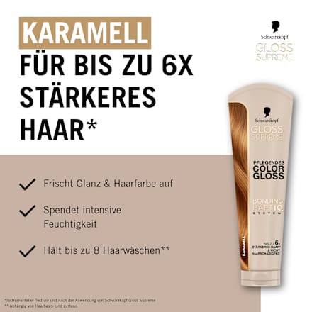Glossing Karamell Schwarzkopf CREME SUPREME