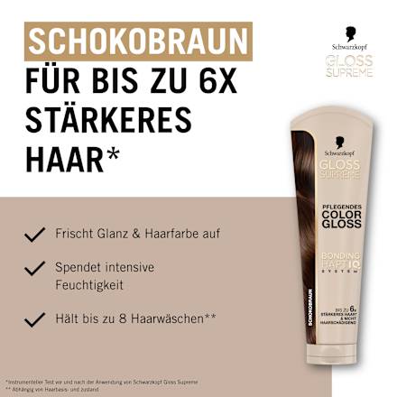 Glossing Schokobraun Schwarzkopf CREME SUPREME