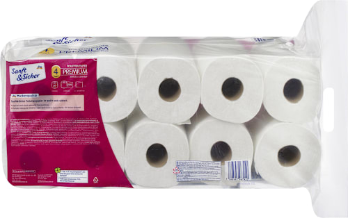 Toilettenpapier Premium 4-lagig Sanft&Sicher