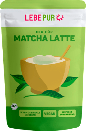 Mix für Matcha Latte Lebepur