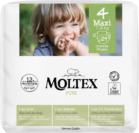 pleny Pure velikost 4 Maxi Moltex