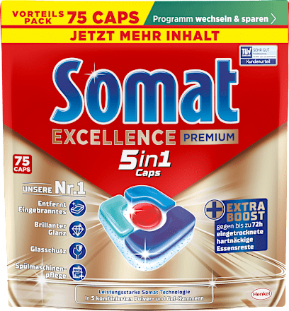 Spülmaschinen-Caps Excellence Premium 5in1 Somat