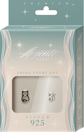 FELICE minđuše mace Argento FELICE
