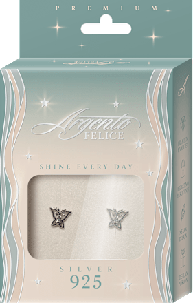 FELICE minđuše leptirići Argento FELICE