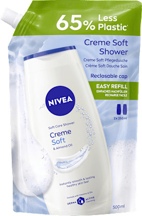 Pflegedusche Creme Soft & Mandelöl Nachfüllpack NIVEA