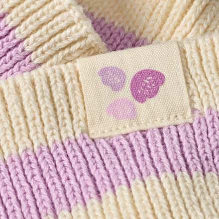 Loop Schal mit Streifen-Muster, lila
 ALANA