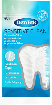 Zahnseidesticks Sensitive Clean Minze extra sanft DenTek