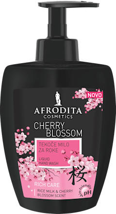 Tekoče milo Cherry Blossom AFRODITA