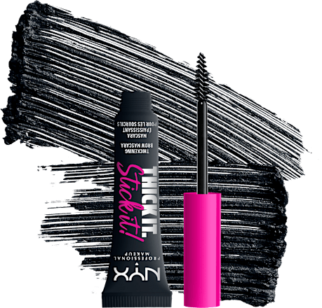 Maskara za obrve Thick It. Stick It! – 08 Black NYX PROFESSIONAL MAKEUP
