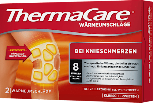 Thermacare Wärmeumschläge bei Knieschmerzen ThermaCare