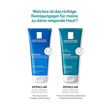 LA ROCHE-POSAY Effaclar Mikro-Peeling Reinigungsgel stark unreine Haut LA ROCHE-POSAY