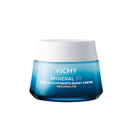 VICHY MINÉRAL 89 100h Feuchtigkeitsboost Tagescreme reichhaltig mit Duft VICHY LABORATOIRES