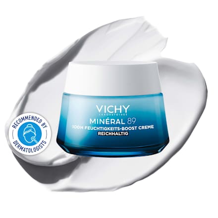 VICHY MINÉRAL 89 100h Feuchtigkeitsboost Tagescreme reichhaltig mit Duft VICHY LABORATOIRES