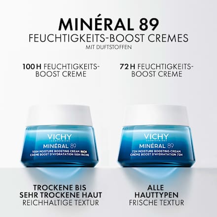 VICHY MINÉRAL 89 100h Feuchtigkeitsboost Tagescreme reichhaltig mit Duft VICHY LABORATOIRES