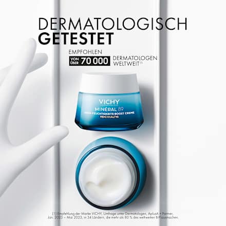 VICHY MINÉRAL 89 100h Feuchtigkeitsboost Tagescreme reichhaltig mit Duft VICHY LABORATOIRES