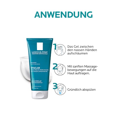 LA ROCHE-POSAY Effaclar Mikro-Peeling Reinigungsgel stark unreine Haut LA ROCHE-POSAY