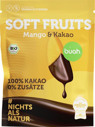 Trockenfrüchte Mango und Kakao buah