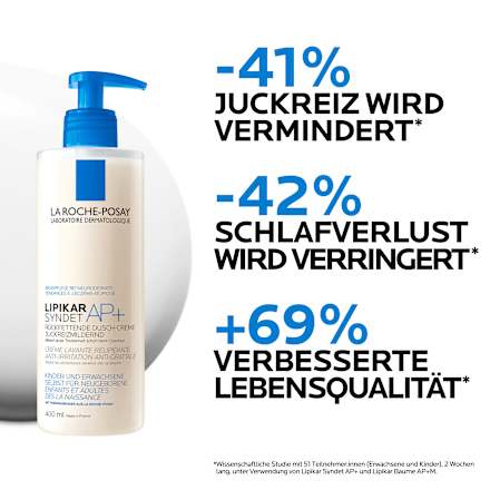 LA ROCHE-POSAY Lipikar Syndet AP+ Rückfettende Dusch-Creme Juckreizmildernd LA ROCHE-POSAY