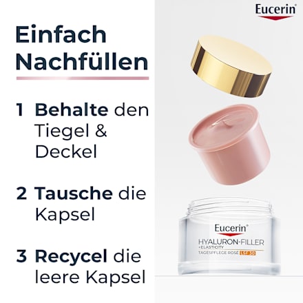 Eucerin Anti-Age Hyaluron-Filler + Elasticity Rosé Tagescreme LSF 30 Eucerin