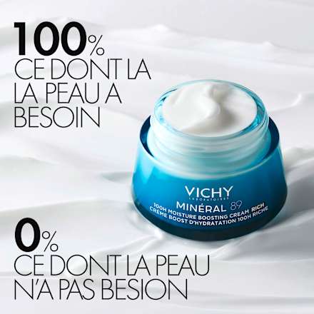 VICHY MINÉRAL 89 100h Feuchtigkeitsboost Tagescreme reichhaltig mit Duft VICHY LABORATOIRES