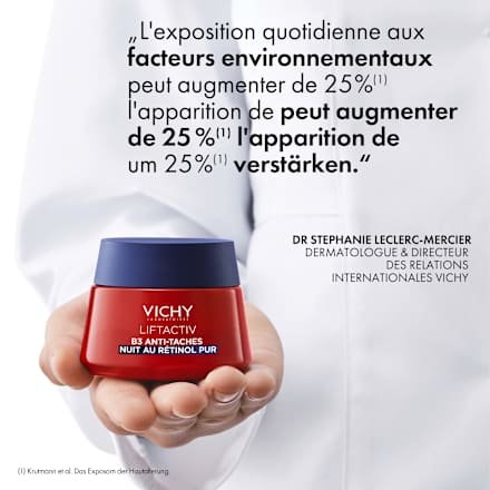 VICHY LIFTACTIV B3 Nachtcreme Anti-Pigmentflecken mit purem Retinol VICHY LABORATOIRES