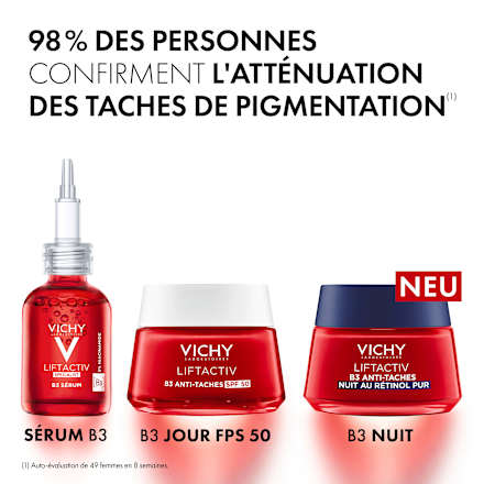 VICHY LIFTACTIV B3 Nachtcreme Anti-Pigmentflecken mit purem Retinol VICHY LABORATOIRES