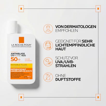 LA ROCHE-POSAY Anthelios Invisible Fluid ohne Duft LSF 50+ LA ROCHE-POSAY