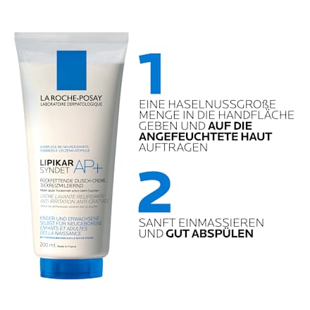 LA ROCHE-POSAY Lipikar Syndet AP+ Rückfettendes Reinigungs-Cremegel Juckreizmindernd LA ROCHE-POSAY