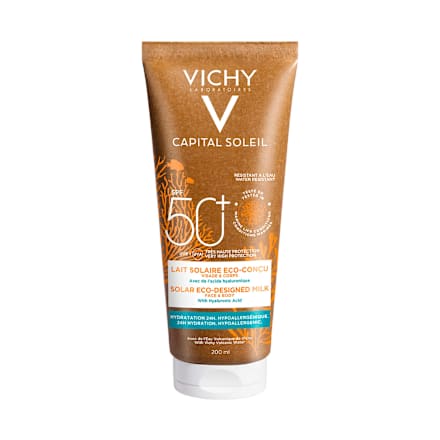 VICHY Capital Soleil Feuchtigkeitsspendende Sonnen-Milch LSF 50+, Sonnenschutz für sensible Haut VICHY LABORATOIRES
