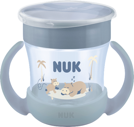 Trinklernbecher First Choice Mini Magic Cup blau, ab 6. Monat, xxx ml NUK