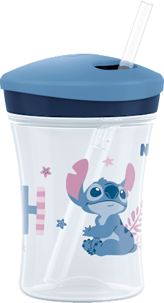 Trinkhalmbecher First Choice Disney blau, ab 8. Monat, 230 ml NUK