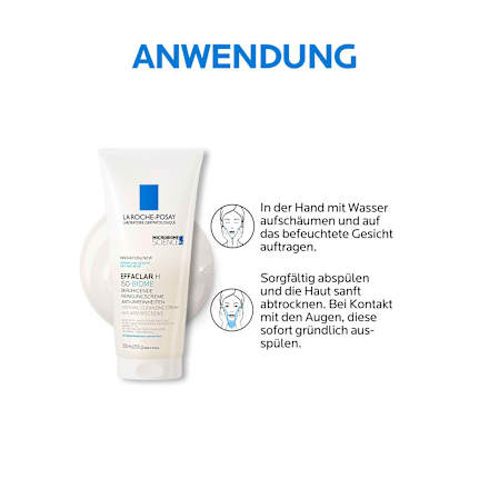 LA ROCHE-POSAY Effaclar H Iso-Biome Reinigungscreme Anti-Unreinheiten LA ROCHE-POSAY