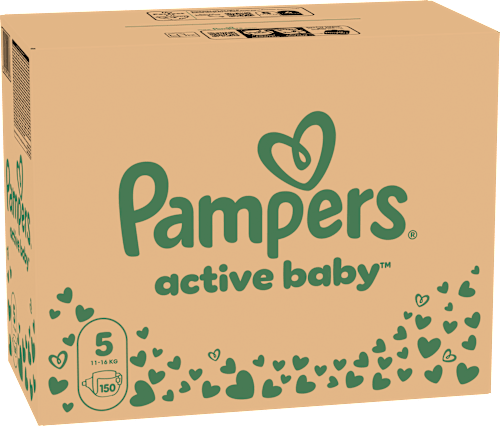Plenice velikost 5 - mesečno pakiranje (11-16 kg) Pampers active baby