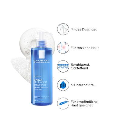 LA ROCHE-POSAY Lipikar Gel Lavant sanftes Duschgel LA ROCHE-POSAY