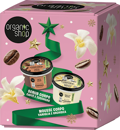 Set cura corpo scrub + mousse gourmand organic shop
