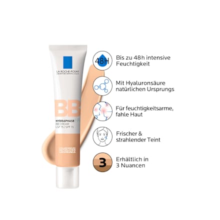 LA ROCHE-POSAY Hydraphase HA BB Creme LSF 15 hell LA ROCHE-POSAY