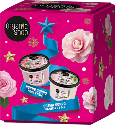 Set cura corpo scrub + mousse floreali organic shop
