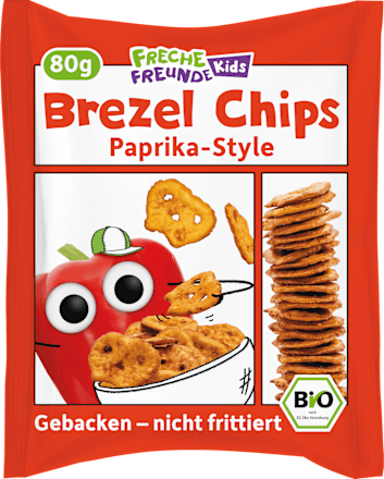 Kindersnack Brezel Chips Paprika-Style ab 3 Jahren Freche Freunde