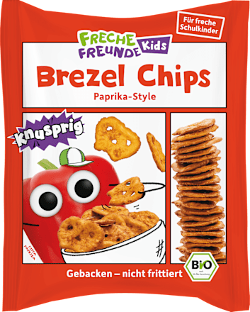 Kindersnack Brezel Chips Paprika-Style ab 3 Jahren Freche Freunde