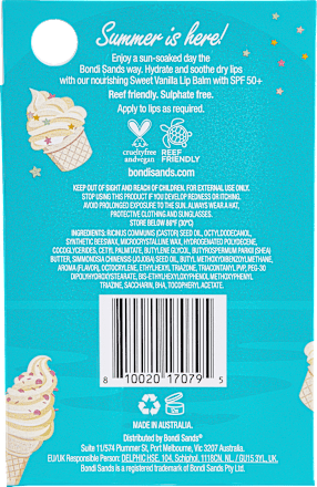 Lip Balm Vanilla LSF 50+ Bondi Sands