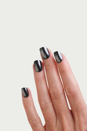 Künstliche Nägel Press Ons Extra Short Square Black Pearl Doonails