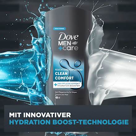 Pflegedusche Clean Comfort 3in1 Dove MEN+CARE