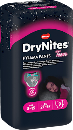Pyjama Pants Mädchen 8-13 Jahre HUGGIES DryNites